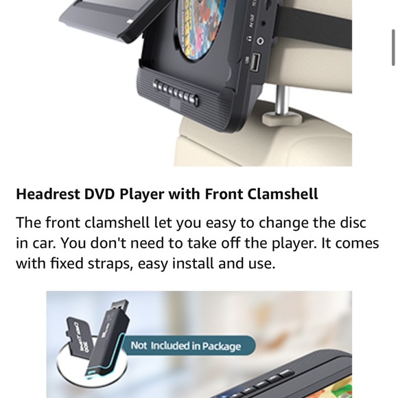 Desobry two 10 inch monitors dvd players.  Accepting OFFERS - Picture 9 of 11